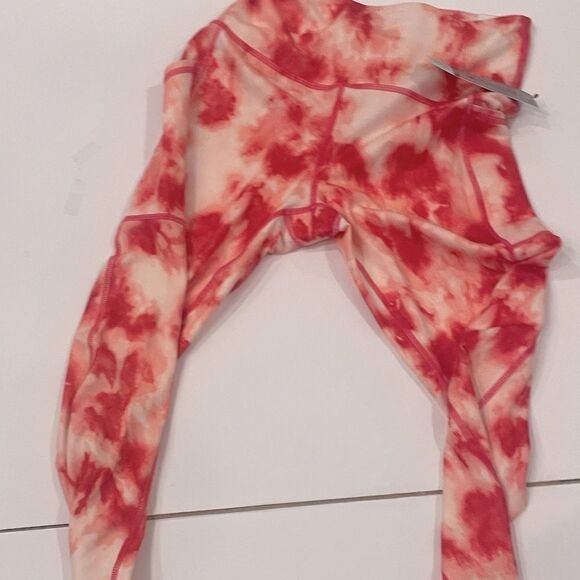 Ideology Womens Activewear Leggings Size Medium Pink 7/8 Length High Rise New - Picture 5 of 7